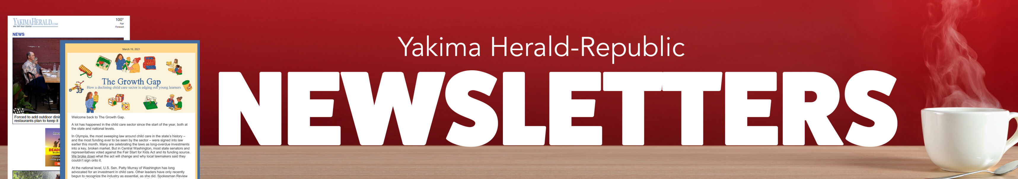 Yakima Herald Newsletters banner